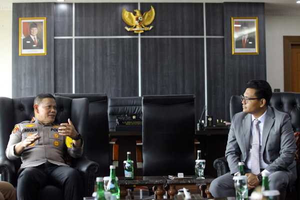 Wakil Ketua MPR Adakan Pertemuan Dengan Kapolda Sulteng