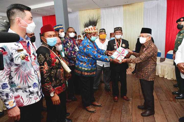 Wapres Ma’ruf Amin Hadiri Natal Bersama di Biak