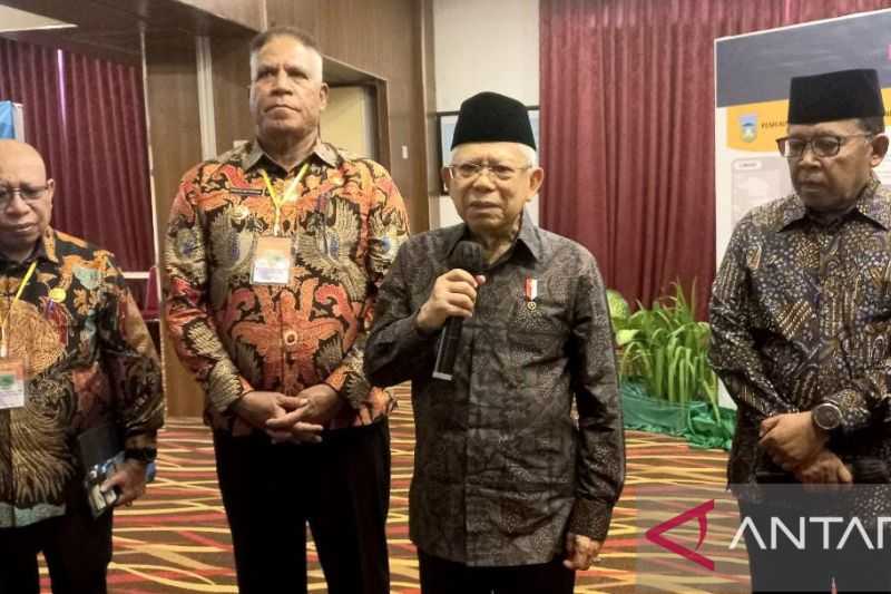 Wapres Ma'ruf Amin Resmikan 5 Proyek Strategis Nasional di Manokwari