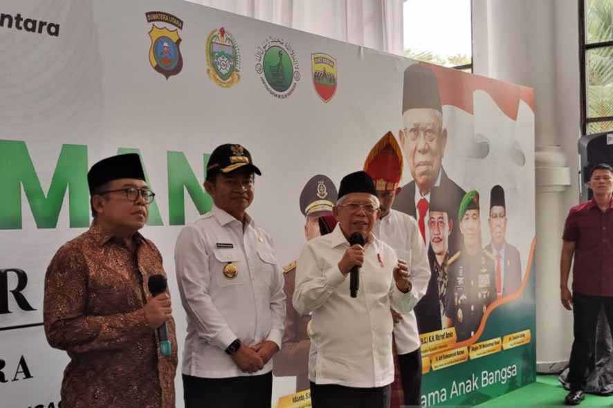 Wapres Minta Pendukung Capres Wujudkan Pemilu Damai