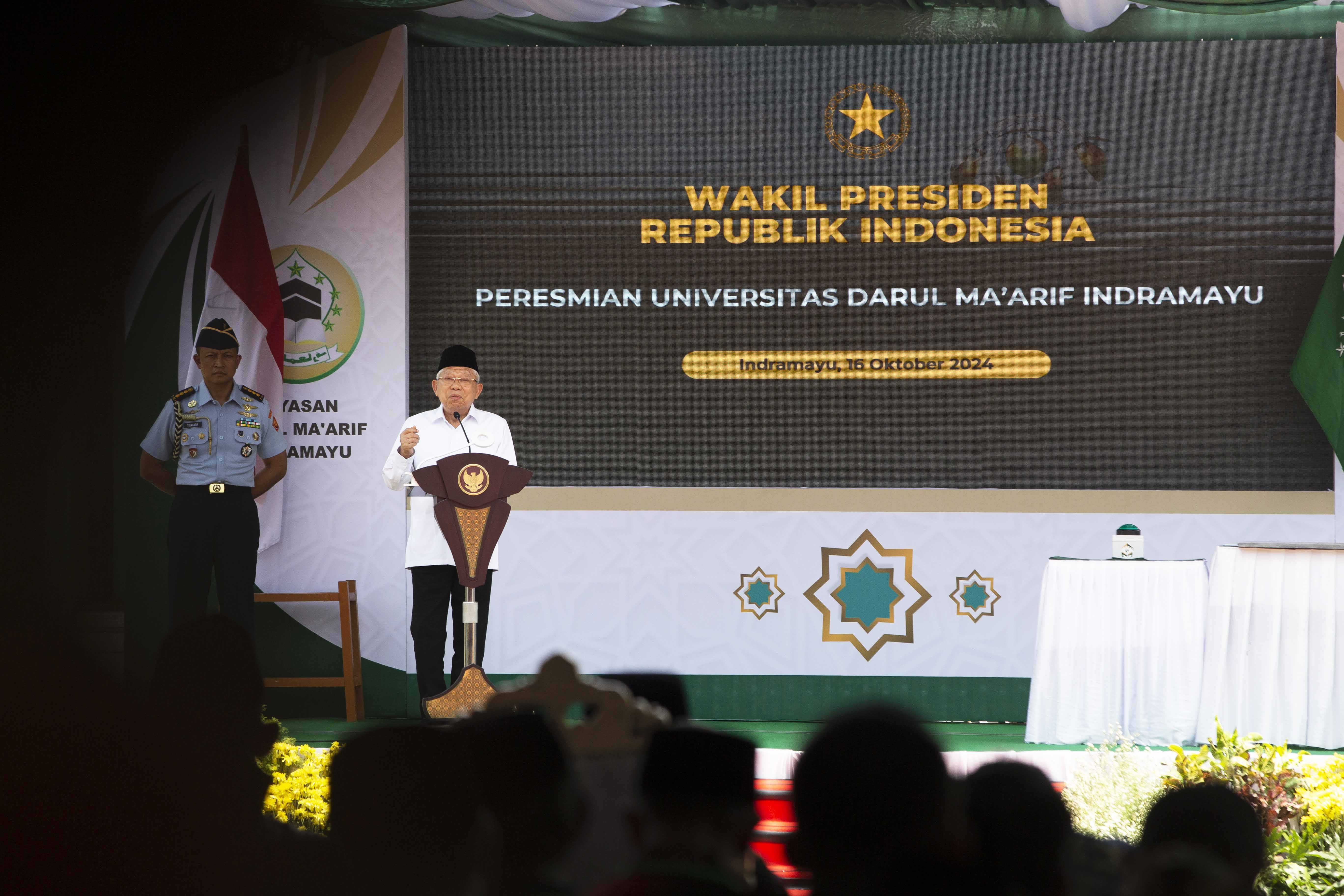 Wapres Resmikan Universitas Darul Ma'arif Indramayu