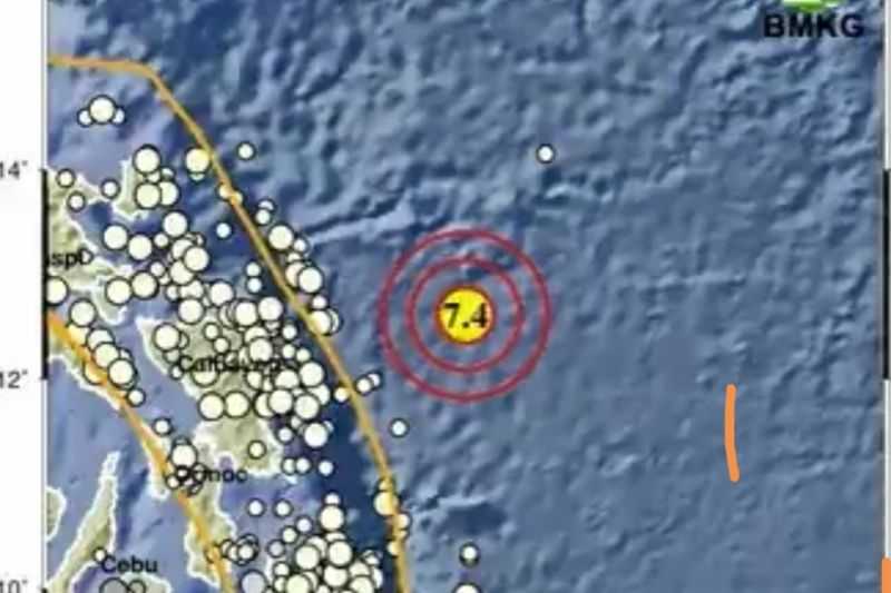 Warga Diminta Waspada, Gempa Kuat dengan Magnitudo 7,4 Guncang Melonguane Sulut