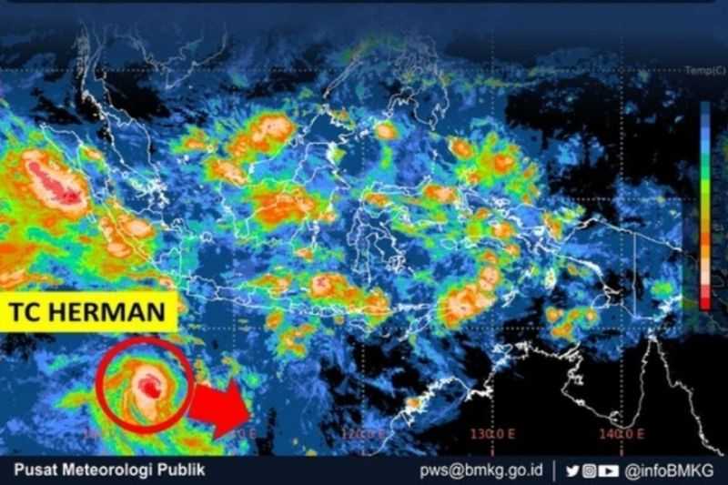 Warga Harus Hati-hati, BMKG: Siklon Tropis Herman Berpotensi Pengaruhi Cuaca Beberapa Wilayah