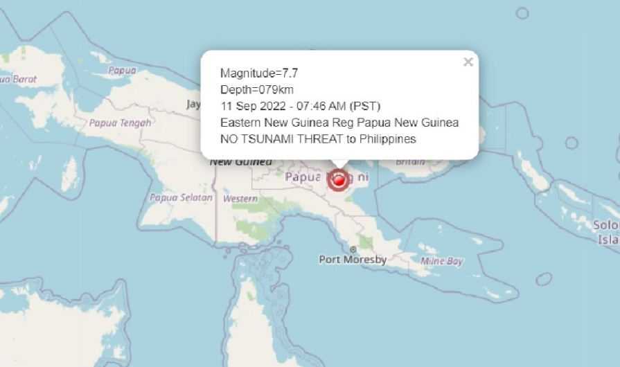 Warga Papua Nugini Panik, Gempa Besar M7,6 Guncang Bagian Timur Negara Ini, Semoga Tak Terjadi Tsunami