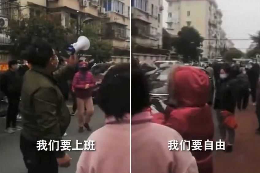 Warga Shanghai Turun ke Jalan, Protes Kebijakan Covid-19 Berkepanjangan
