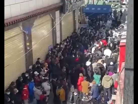 Warga Tibet Turun ke Jalan, Protes Kebijakan Lockdown Covid-19