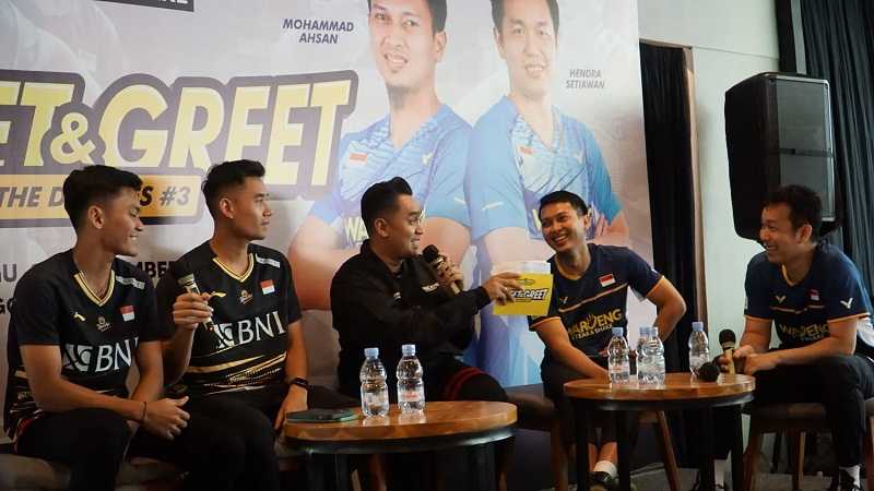 Waroeng Open Pertemukan Ganda Putra Badminton Kebanggaan Indonesia