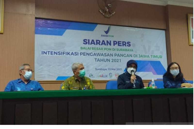 Waspada, BBPOM Sebutkan  78,9 Persen Produk Pangan yang Beredar Jelang Idul Fitri di Surabaya Belum Kantongi Izin
