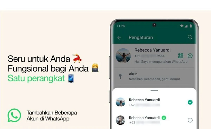 WhatsApp Segera Luncurkan Kemampuan Dua Akun dalam Satu Ponsel