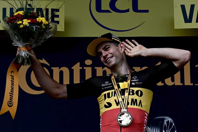 Wout van Aert Juara Etape ke-11 TdF