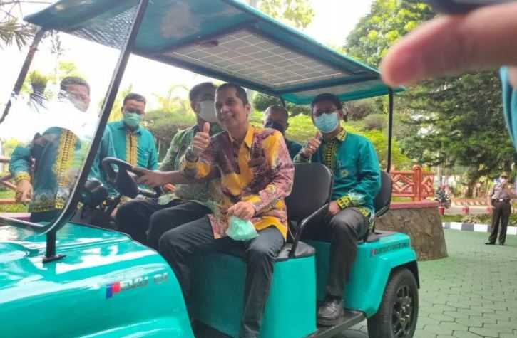Wow! Universitas Lampung Hadirkan Mobil Listrik Buatan Dosen dan Mahasiswa