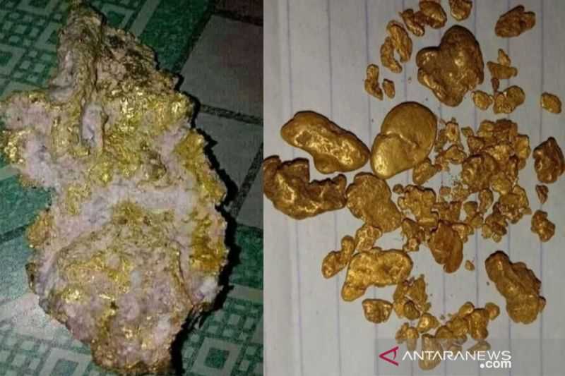 Woww Dapat Rezeki Nomplok, Warga Temukan Bongkahan Emas di Aliran Sungai