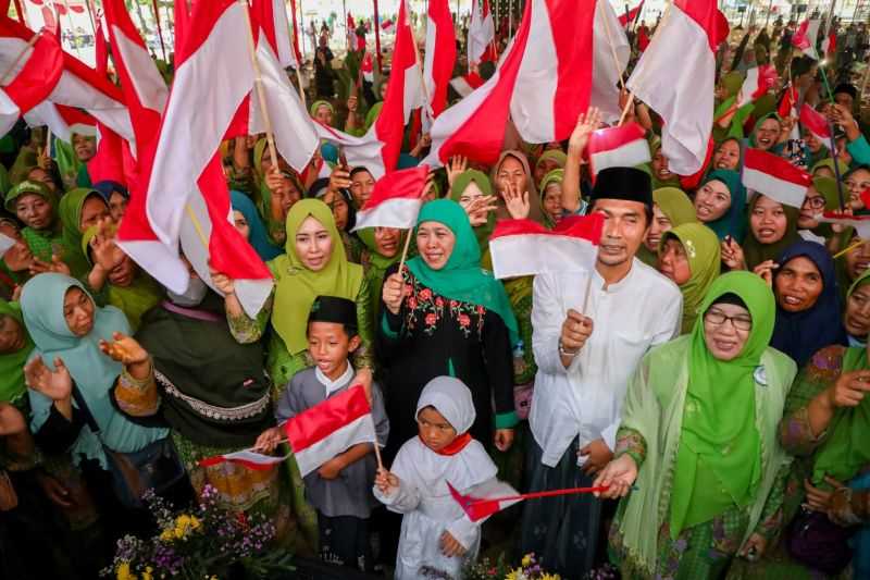 Wujudkan Desa Bebas Stunting, Khofifah Ajak Muslimat NU Madiun Jadi Bunda Asuh