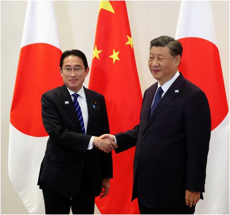 Xi dan Kishida Bertemu di AS, Berharap Jalin Hubungan Bilateral yang Positif