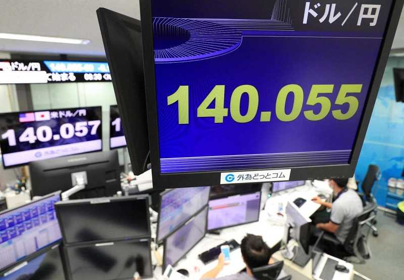 Yen Jepang untuk Pertama Kalinya dalam 24 Tahun Turun 140 di Bawah Dollar AS