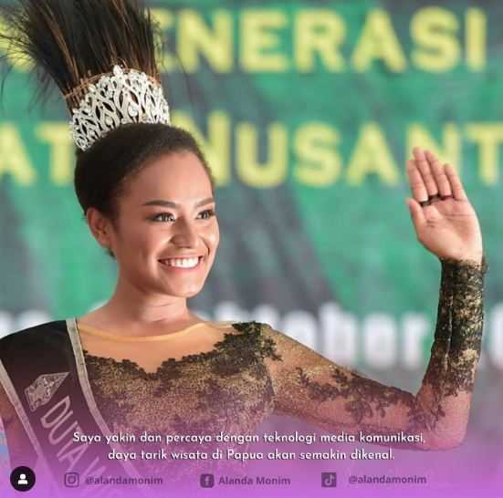 Yunita Monim, Calon Putri Indonesia dari Papua Berharap Dukungan