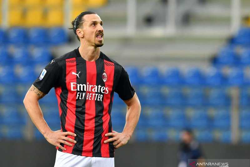 Zlatan Ibrahimovic Dipastikan Absen saat AC Milan Tandang ke Lazio