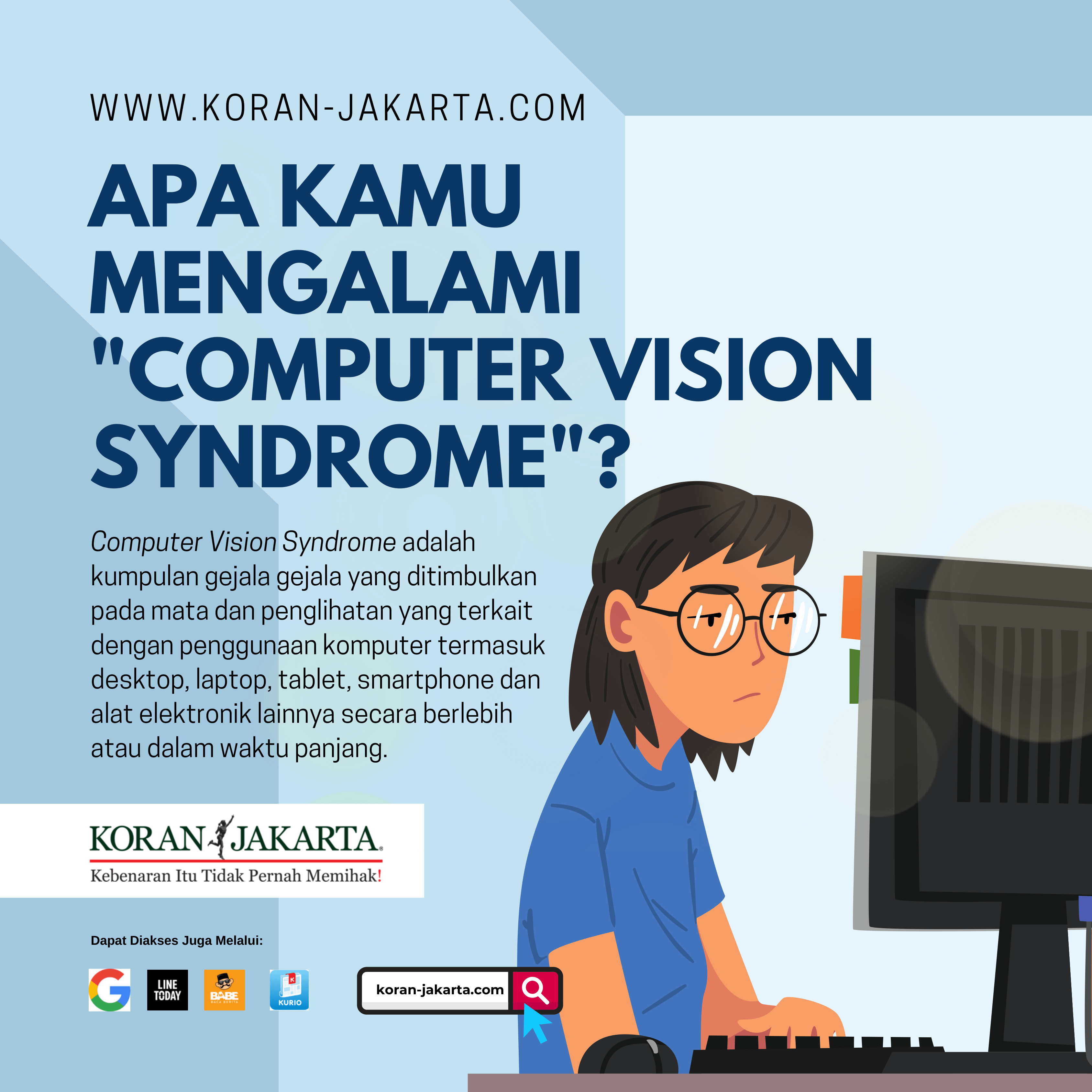 Apa Kamu Mengalami Computer Vision Syndrome?