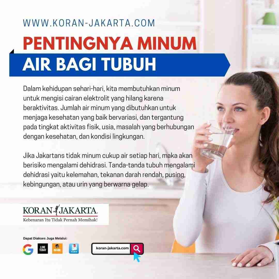 Pentingnya Minum Air Bagi Tubuh Infografis Koran Jakarta 6566