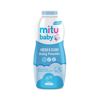 Mitu Baby Powder Fresh & Clean Blue Classic